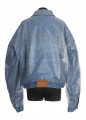 TRUCKER JACKET W/ SHEER OUTER LAYER