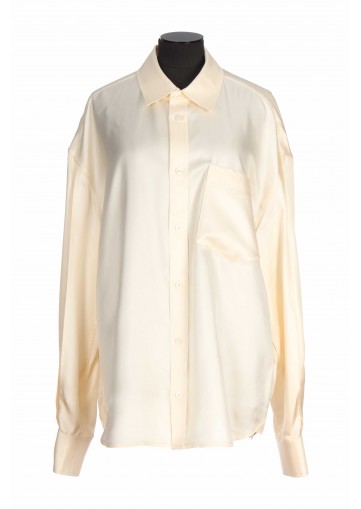 BUTTON UP SHIRT W/ SLASHED SLEEVE