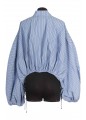 STRIPE BLOUSE DRAWSTRING