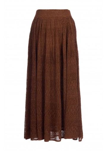 LACE SKIRT AWAKEN METALLIC