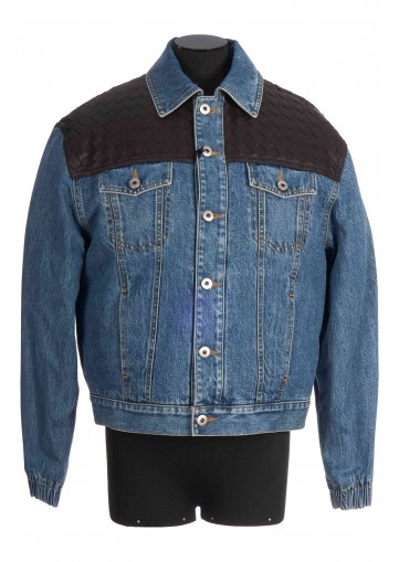 VINTAGE INDIGO DENIM PUFFER