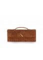 ANDIAMO CLUTCH LIGHT SUEDE CACHEMIRE