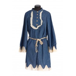 AWAKEN DENIM MINI DRESS
