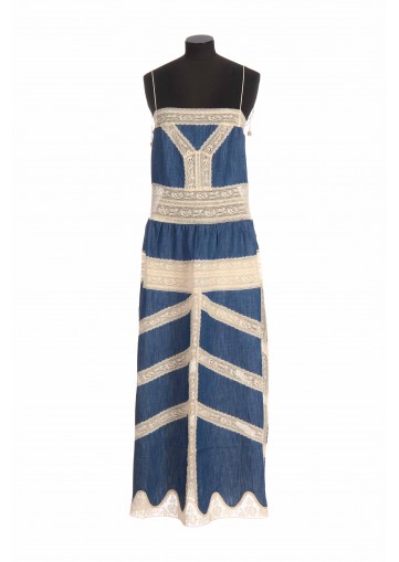 AWAKEN DENIM SLIP DRESS