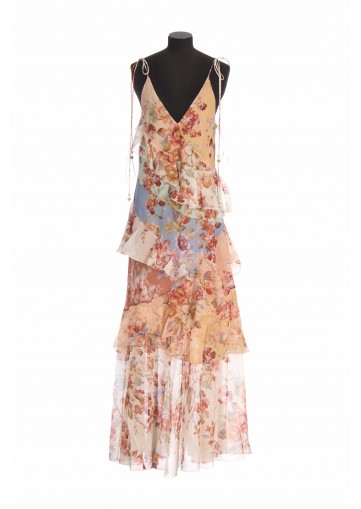 SLIP DRESS AWAKEN FRILLED