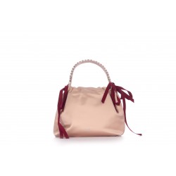 DRAWSTRING MINI TH SATIN BOWS CRYSTAL