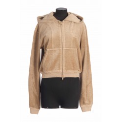 SHRUNKEN ZIP UP HOODIE