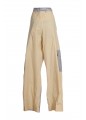COTTON MIXED STRIPE PJ TROUSERS