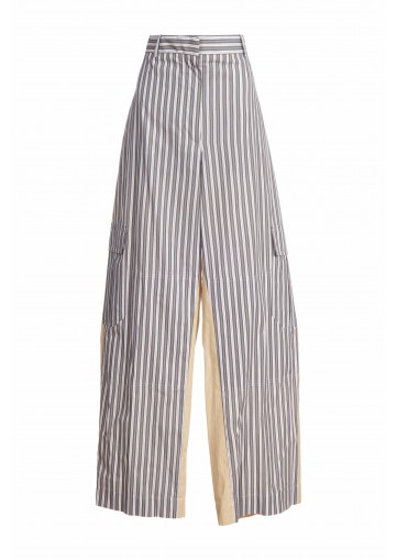 COTTON MIXED STRIPE PJ TROUSERS