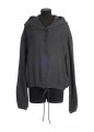 DRAPEY HOODIE FRONT PLACKET