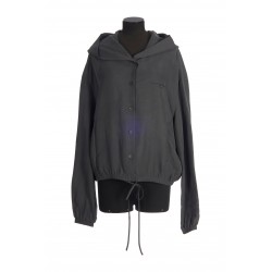 DRAPEY HOODIE FRONT PLACKET