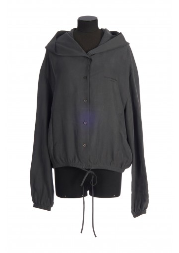 DRAPEY HOODIE FRONT PLACKET