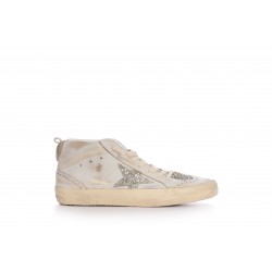 MID STAR LEATHER UPPER AND TOE GLITTER TONGUE