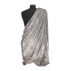 ONE SHOULDER FIL COUPE DRESS