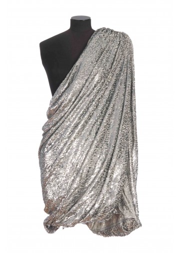 ONE SHOULDER FIL COUPE DRESS