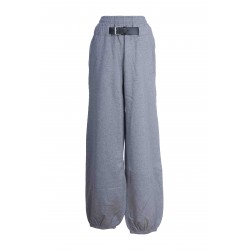 MID-RISE BELTED SWEATPANT