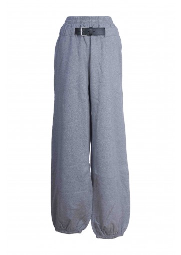 MID-RISE BELTED SWEATPANT