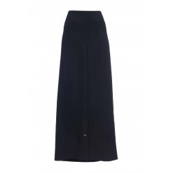 LONG SKIRT HERITAGE SLIT CREPE