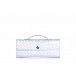ANDIAMO CLUTCH LAMINATA SATIN