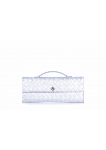 ANDIAMO CLUTCH LAMINATA SATIN