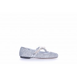 LOLI BALLERINA POWDER GLITTER VELVET BOWS