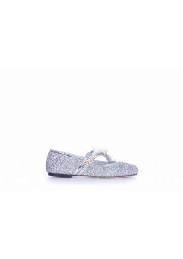 LOLI BALLERINA POWDER GLITTER VELVET BOWS