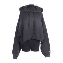 STAR/ W'S OVERSIZE CROPPED HOODIE