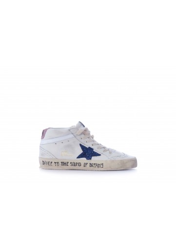 MID STAR NAPPA LEATHER UPPER GLITTER STAR SHINY