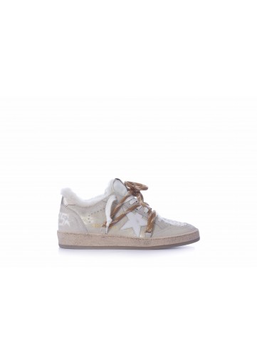 BALLSTAR SHIMMER SUEDE UPPER TOE AND SPUR NYLON