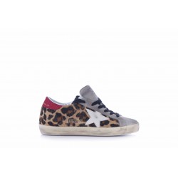 SUPER-STAR LEOPARD HORSY UPPER LEATHER STAR