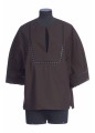 CHEMISE 60CM POPELINE DE COTON
