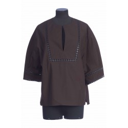 CHEMISE 60CM POPELINE DE COTON