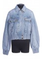 DENIM BOMBER JACKET