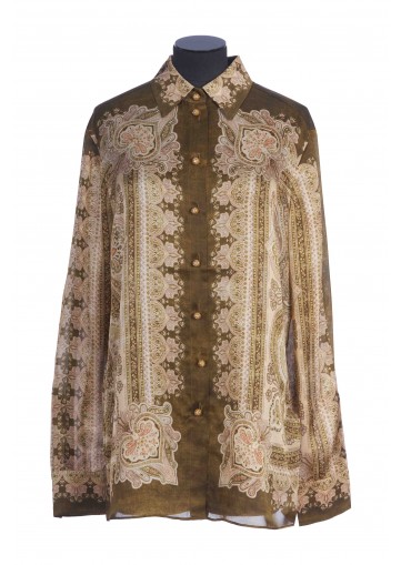 LUNA SATIN SHIRT