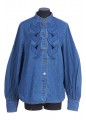 DENIM APPLIQUE SHIRT