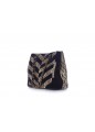 TOTE LASEINE PATCHWORK PITONE VINTAGE SUEDE GOLD