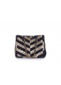 TOTE LASEINE PATCHWORK PITONE VINTAGE SUEDE GOLD