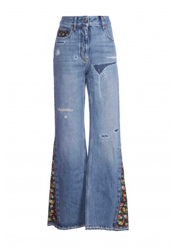 DENIM 5 JEANS SOLID DENIM BLU MEDIO