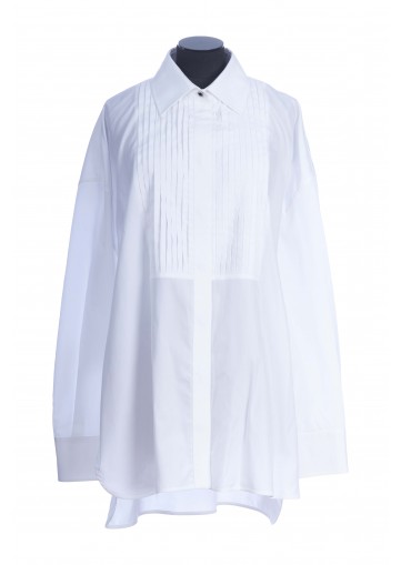JOURNEY W'S OVER SHIRT WITH PLEATED BIB