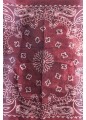 GOLDEN FOULARD PAISLEY PRINT SILK