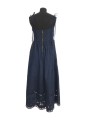 MAHON BRODERIE DENIM MIDI