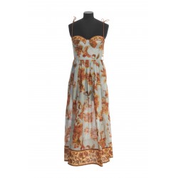 ASTER CORSET MIDI DRESS