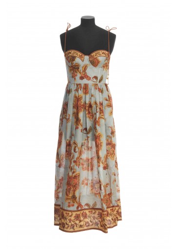 ASTER CORSET MIDI DRESS