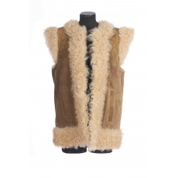 GILET CUIR MAISON