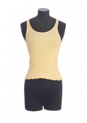 TANK SILK RIB KNIT